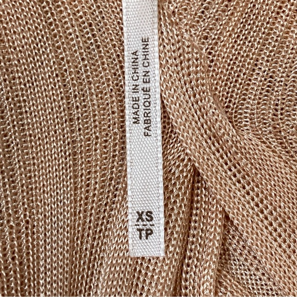 Free People Pluto Wrap Sweater In Rose Wine Combo Size XS Style #OB1191065 - Picture 13 of 16